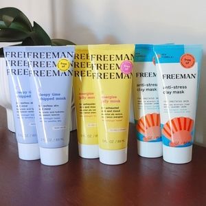 (6) variety mask bundle Energize Jelly, Sleepy Time whipped, Anti-stress clay